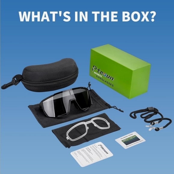 Ptesun Polarized Sports Sunglasses UV400 Protection - Picture 7 of 7